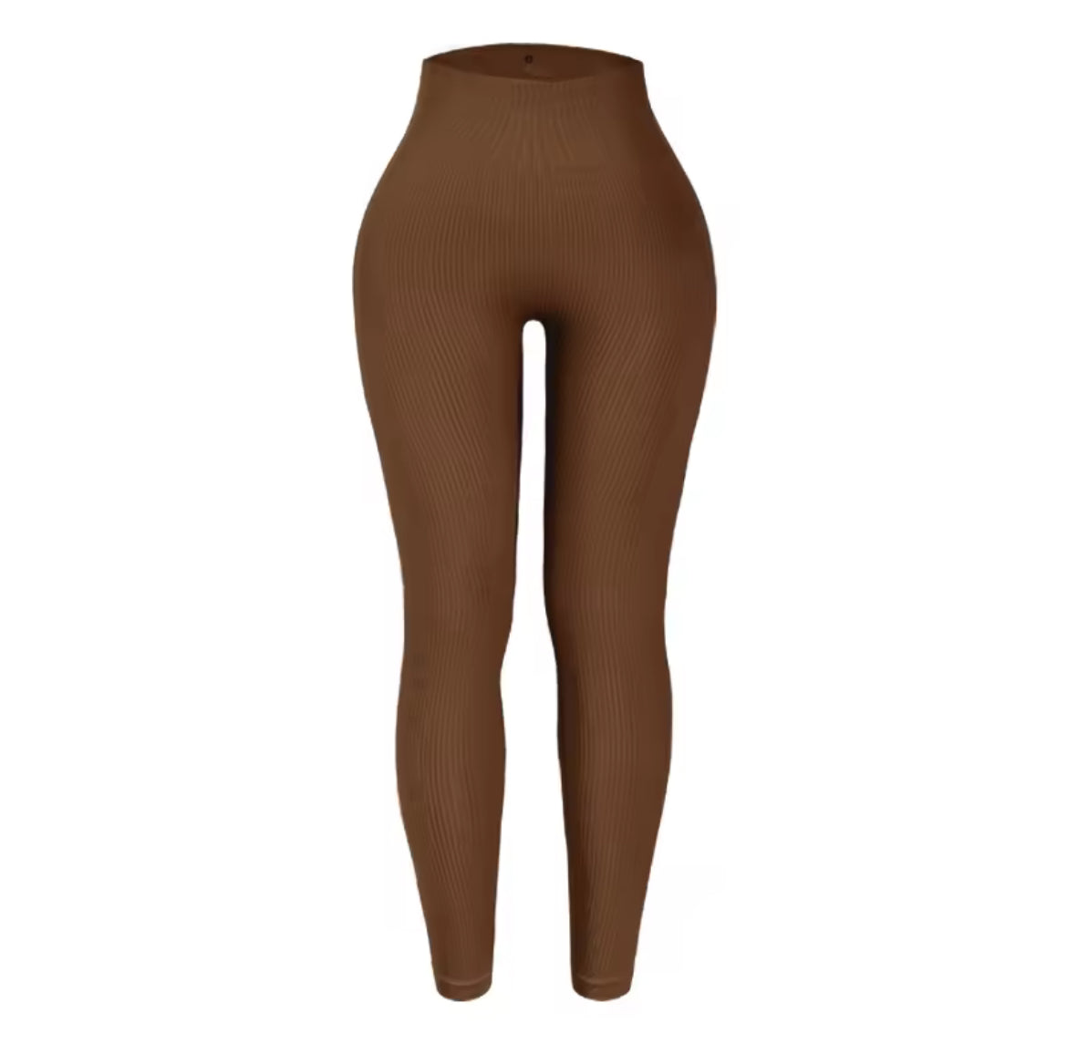 Ribbed High-Rise Shapewear Leggings