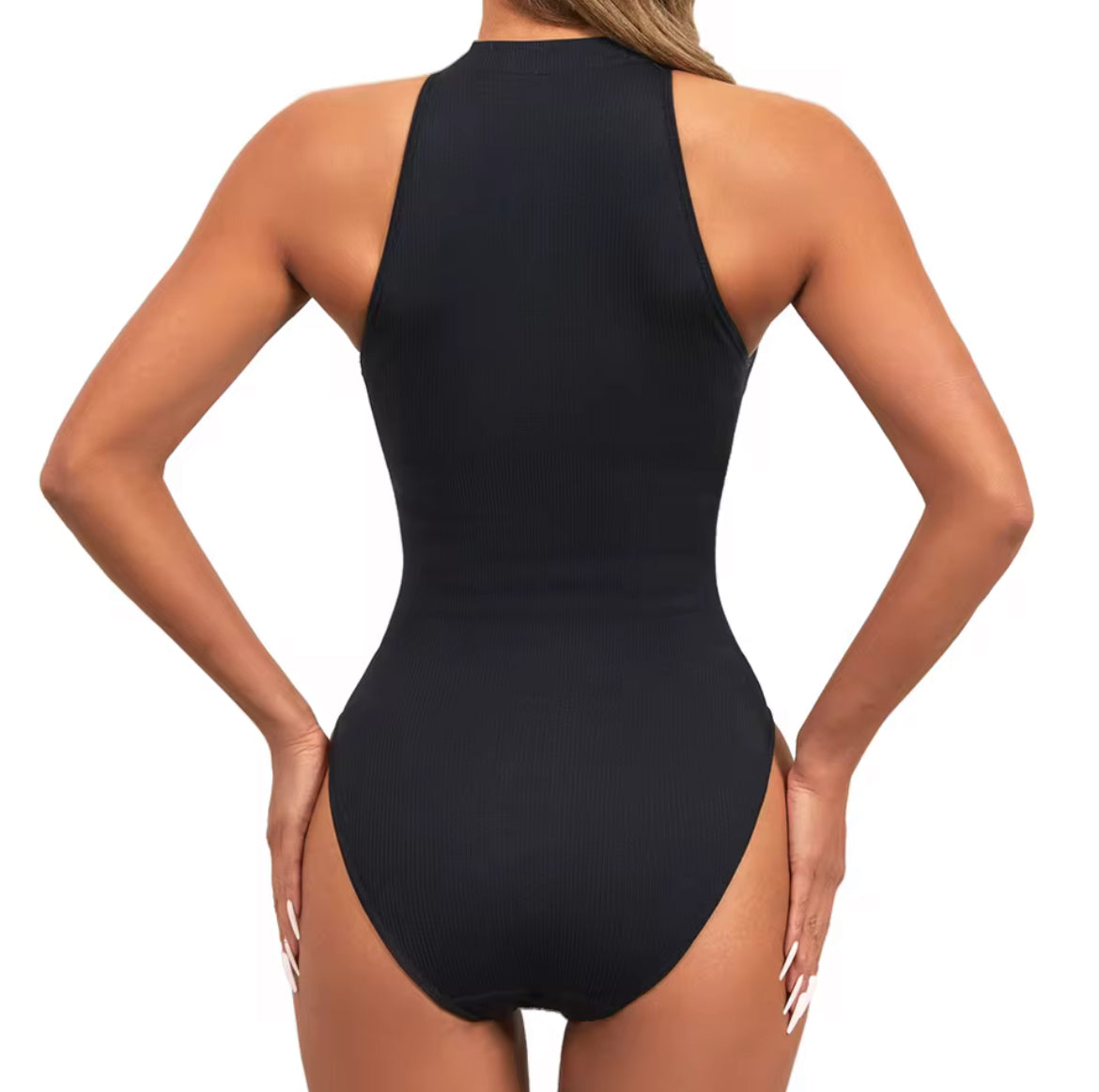 Round Neck Sleeveless Compression Bodysuit