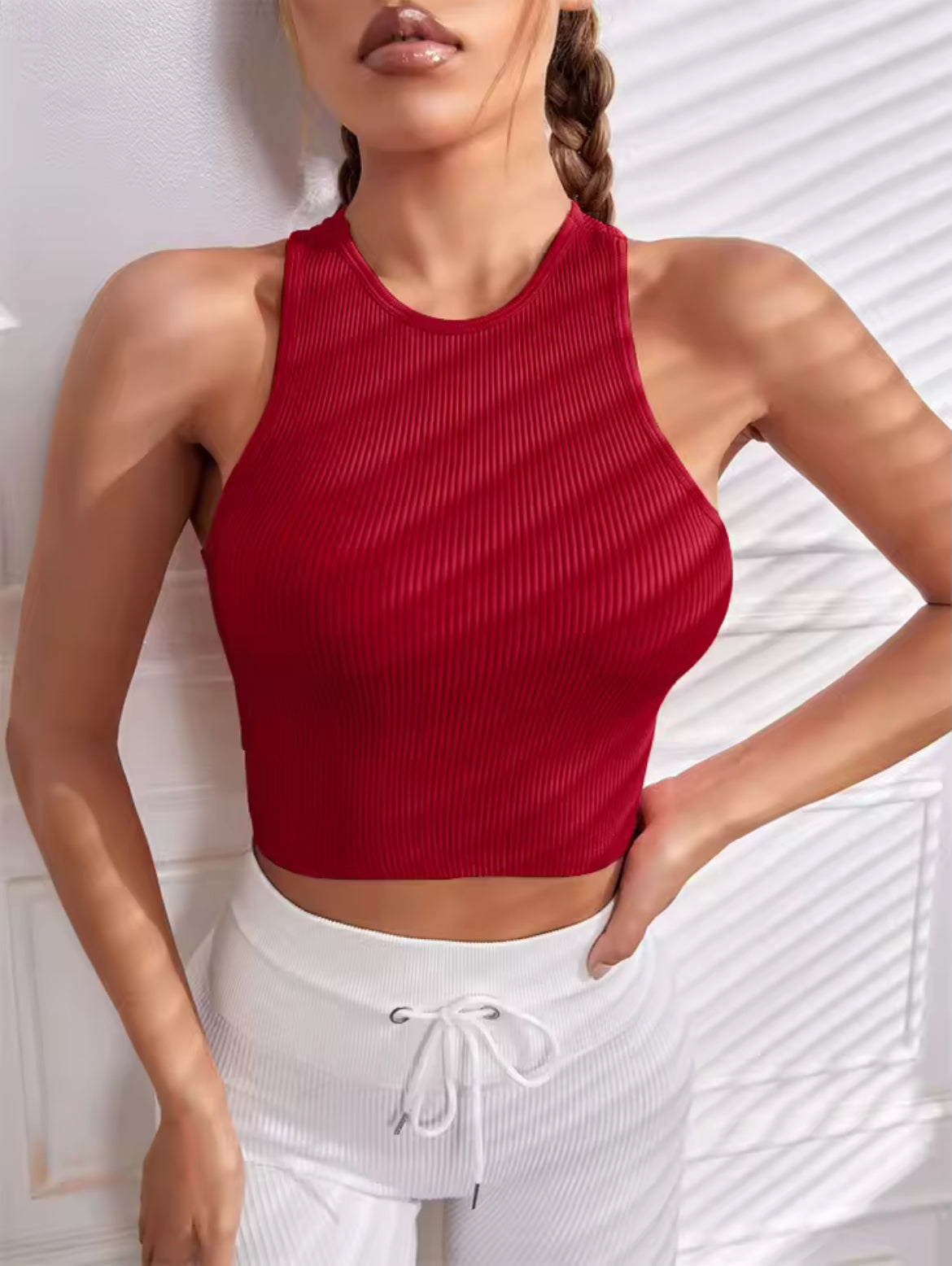 Ribbed Sculpt Tank Top