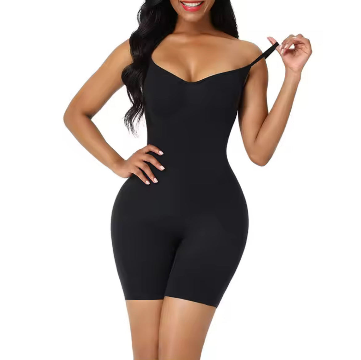 Spaghetti String Sculpting Shapewear Bodysuit